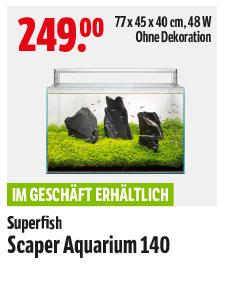 Superfish Scaper Aquarium 140