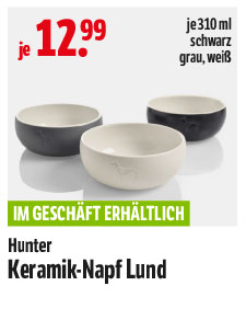 Hunter Keramik-Napf Lund