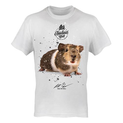 T-Shirt Rundhals Motiv Meerschweinchen 1