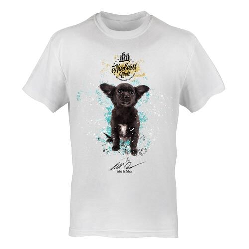 T-Shirt Rundhals Motiv Chihuahua