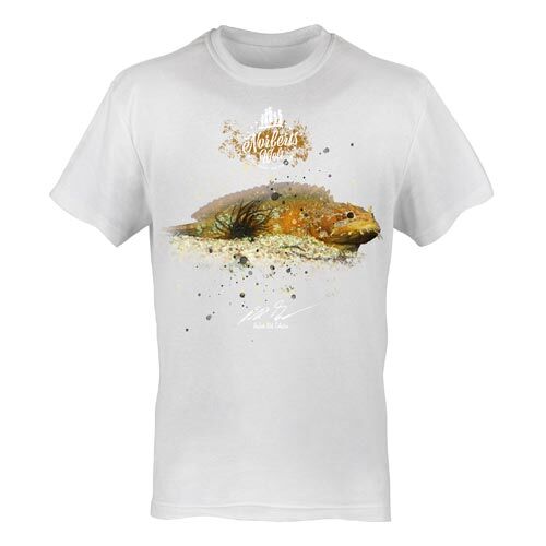 T-Shirt Rundhals Motiv Krötenfisch