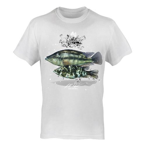 T-Shirt Rundhals Motiv Paralabidochromis chilotes ruti island