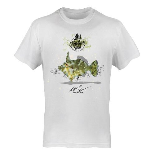 T-Shirt Rundhals Motiv Tangfeilenfisch