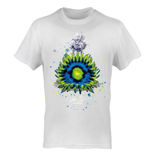 T-Shirt Rundhals Motiv Leuchtende Koralle 2