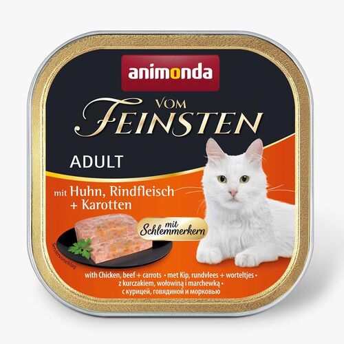 Animonda Vom Feinsten Adult mit Huhn Rindfleisch+Karotten 100g