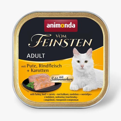Animonda Vom Feinsten Adult mit Pute Rindfleisch+Karotten 100g
