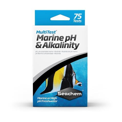 Seachem MultiTest ph 6 Alkalinity 75 Tests