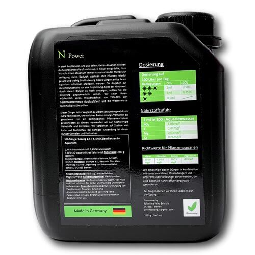 Greenscaping N Power Nitrat Dünger  2 Liter