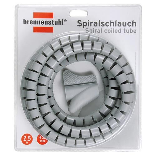 Brennenstuhl: Spiralschlauch Grau  2,5 m