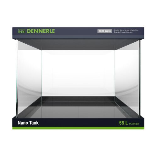Dennerle Nano Tank Weißglas Aquarium 55 Liter 45 x 36 x 34 cm ( L x B x H )