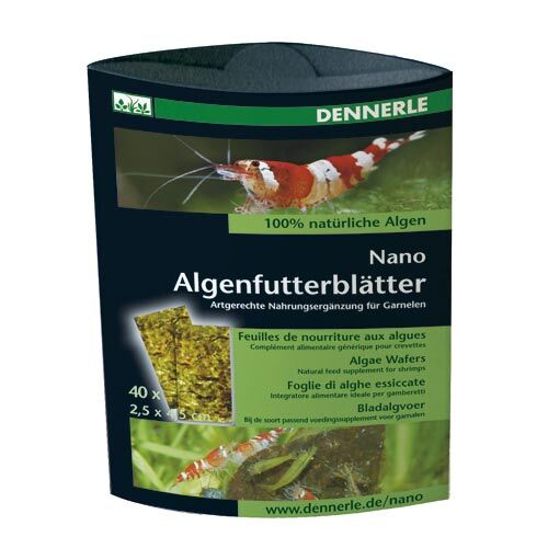 Dennerle: Crusta Algenfutterbltter  40 Stk (3,5 g)
