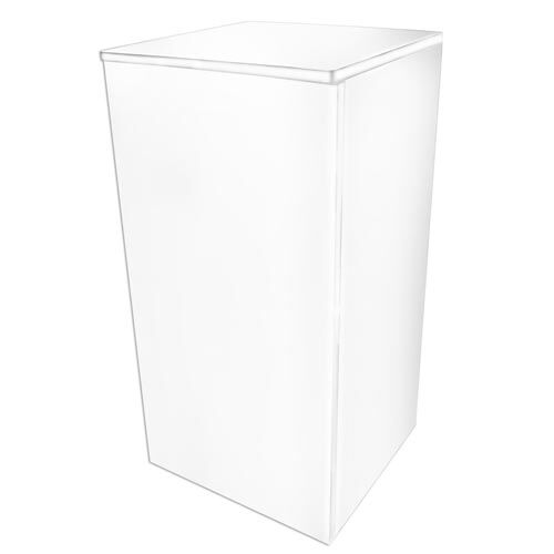 Dupla Cube Stand 80 Hochglanz weiß 45x45x90cm