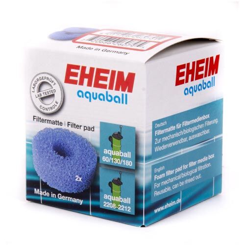 Eheim: Blaue Filtermatten für aquaball 60/130/180  2 Stück 
