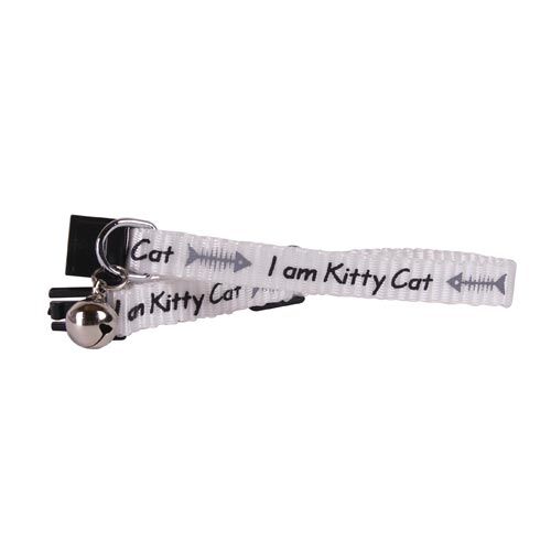 D&D: Kitty Cat Cat Walk Cat Katzenhalsband Weiß 16-23 cm