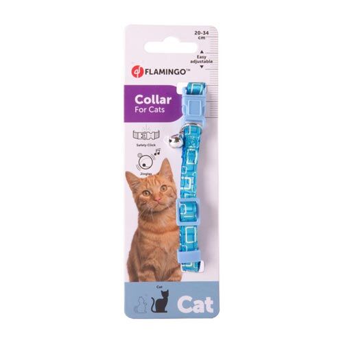 Flamingo Collar for cats Sifra blau 1 St.