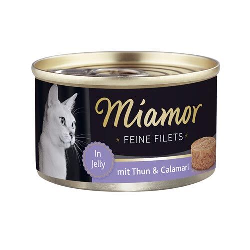 Miamor: Feine Filets in Jelly mit Thun & Calamari  100 g