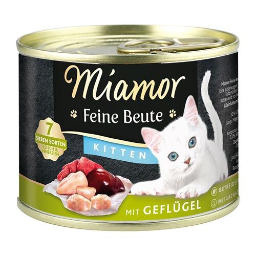 Miamor Feine Beute Kitten mit Geflügel  185 g