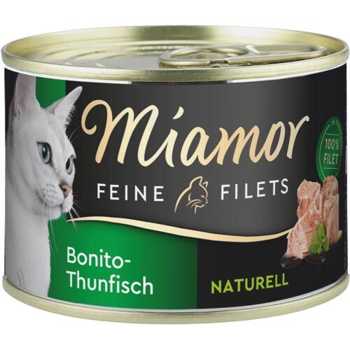 Miamor Feine Filets naturelle Bonito Thunfisch, Dose 156g