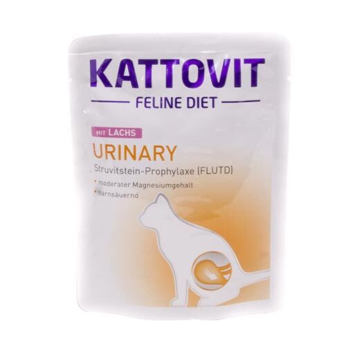 Spezialfutter für Katzen Kattovit: Feline Diet Urinary mit Lachs  85 g