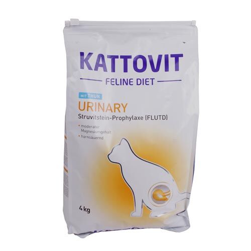 Trockenfutter Katze Kattovit: Feline Diet Urinary mit Thunfisch Struvitstein - Prophylaxe  4 kg