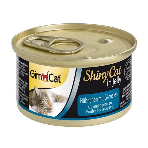 Gimcat Shiny Cat Hühnchen mit Garnelen  70g