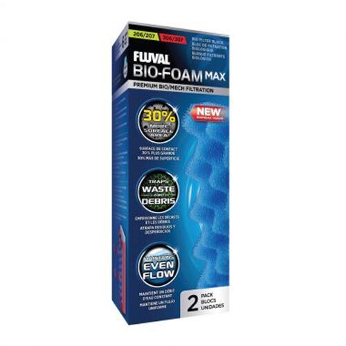 Fluval Bio-Foam Max für Außenfilter 206/306 & 207/307  2 Stück