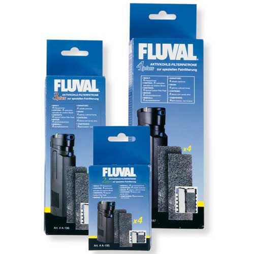 Fluval Aktivkohle-Filterpatrone für Innenfilter 2plus