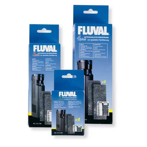 Fluval Aktivkohle-Filterpatrone für Innenfilter 3plus