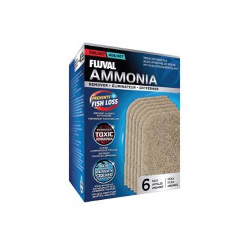 Fluval Ammoniak Filter Pad für Außenfilter 306/307/406/407  6 Stück