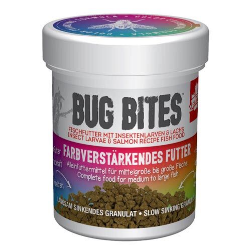 Fluval Bug Bites Granulat 1,4-2,0mm Farbverstärkendes Futter  45g