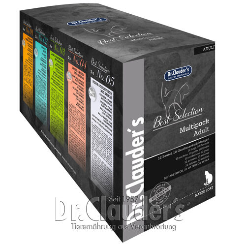 Dr Clauders Best Selection Multipack Adult 12 stk. x 85 g
