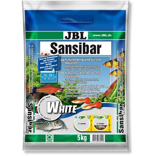 JBL: Sansibar White 5kg Weißer Bodengrund für Aquarien