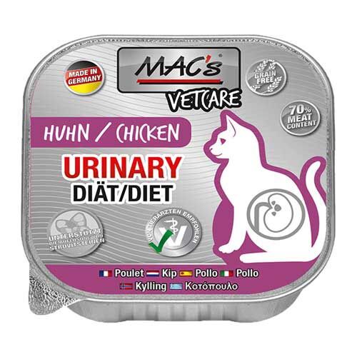 MACs Vetcare Urinary Diätfutter für Katzen Huhn 100g