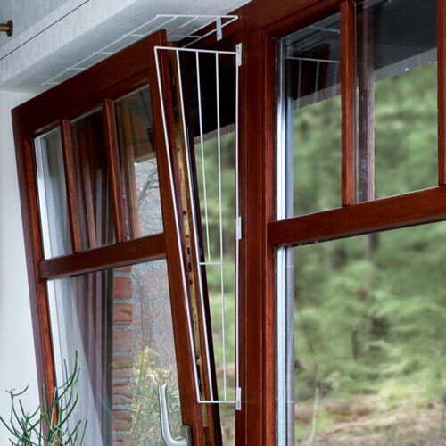 Trixie Schutzgitter für Fenster Seitenelement 62x16/8cm weiß
