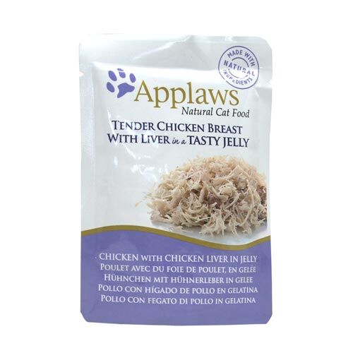 Applaws Natural Cat Food Hühnchen mit Hühnchenleber in Gelee 70g