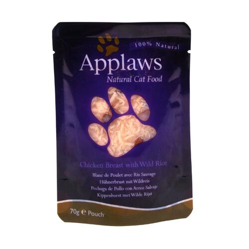 Applaws: Natural Cat Food Hühnerbrust mit Wildreis  70g