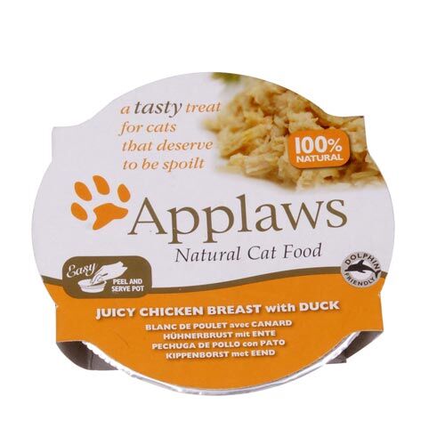 Applaws Natural Cat Food Hühnerbrust mit Ente  60 g