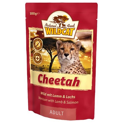 Wildcat Cheetah Wild mit Lamm & Lachs Adult 100g Nassfutter für Katzen