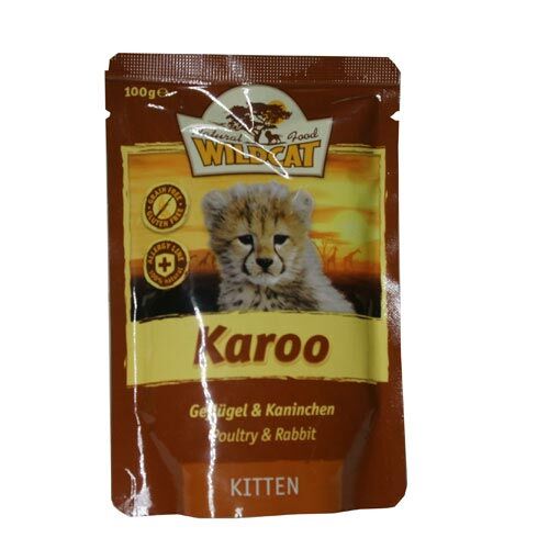 Wildcat Karoo Geflügel & Kaninchen Kitten 100g