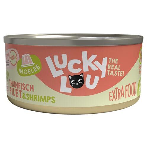 Lucky Lou Extra Food Thunfischfilet mit Shrimps 70g