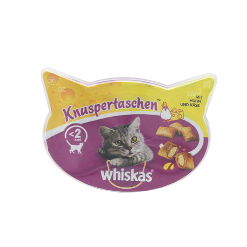 Whiskas Snack Knuspertaschen mit Huhn und Käse  60g