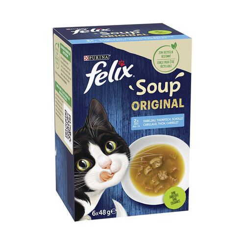 Felix Soup Geschmackvielfalt aus dem Wasser 6 x 48 g