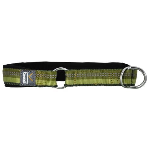 Kennel Equip Half Choke Halsband grün  34-40cm