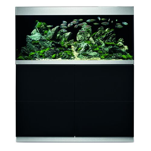 Oase HighLine optiwhite 300 schwarz, Aquarium mit Unterschrank, 302 l Bild 2