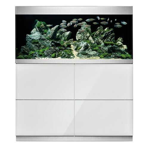 Oase HighLine optiwhite 300 weiß, Aquarium mit Unterschrank, 302 l Bild 2