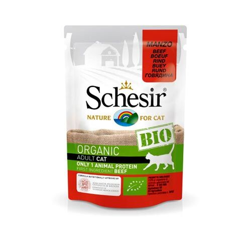 Schesir for Cat Bio Rind in Pouchbeutel  85 g