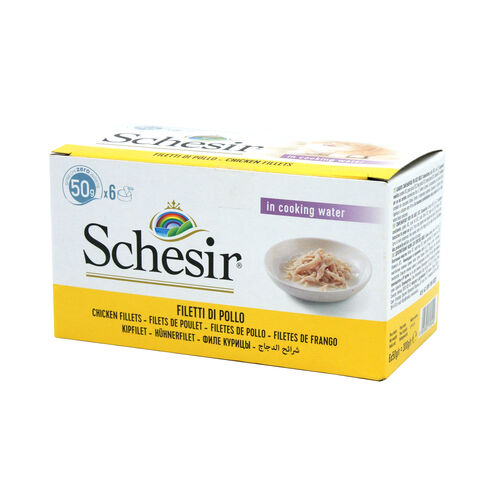 Schesir Nature For Cat Natural Hühnerfilet  6 x 50 g