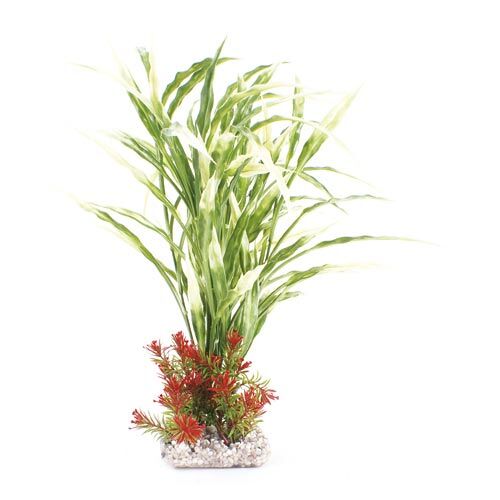 Sydeco: Atoll Maxi ca. 43cm Kunstwasserpflanze grün 1 Stück