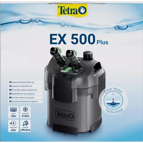 Tetra EX 500 Plus Aquarien Außenfilter Komplettset