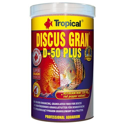 Tropical Discus Gran D-50 Plus 1000ml / 440g
